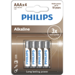 Philips Alkalin 4lü İnce Pil 