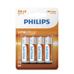 Philips LongLife AA 4-blister